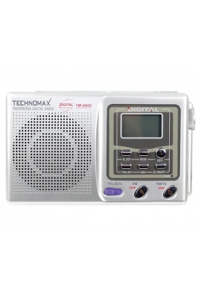 TECHNOMAX TM-6602 RADYO-DIGITAL KILIFLI