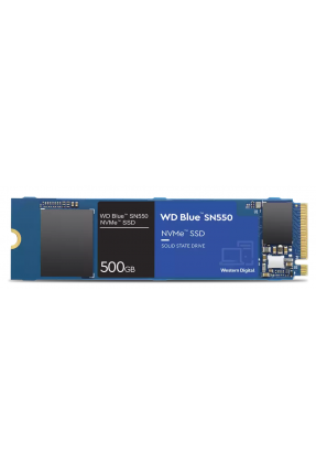 500GB WD BLUE SN550 M.2 NVMe WDS500G2B0C 2400/1750 SSD