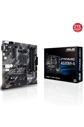 ASUS PRIME A520M-A DDR4 4600MHz  mATX AM4