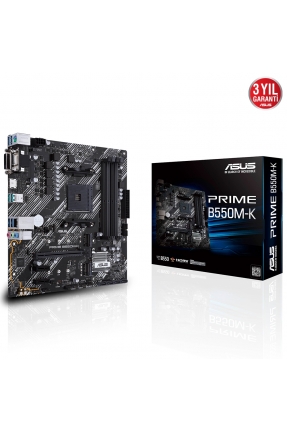 ASUS PRIME B550M-K DDR4 4600(O.C)/2133Mhz mATX AM4