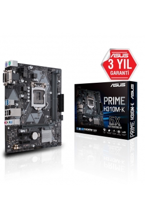 ASUS PRIME H310M-K R2.0 DDR4 DVI VGA mATX 1151p